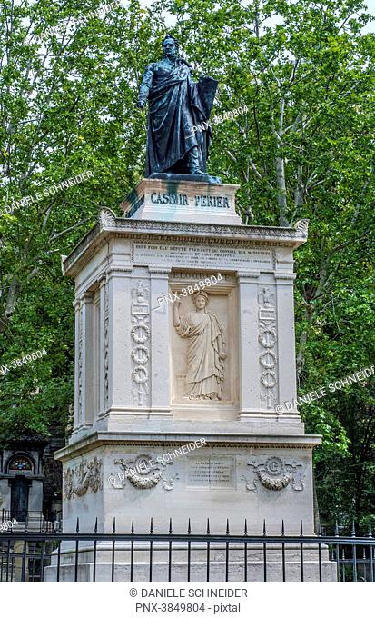 France, 20th arrondissement of Paris, Pere Lachaise Cemetery, sepulchre of the president of the French Republic Jean Casimir-Perier (1847-1907)