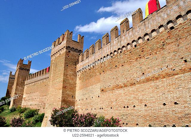 Gradara, Pesaro-Urbino, Italy, the Castello, Castle...