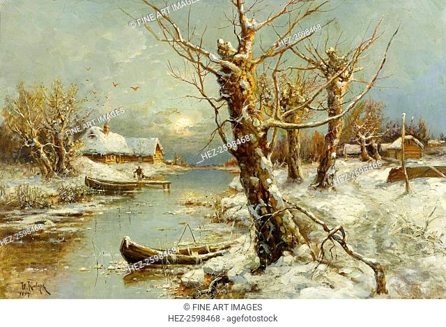 Winter River Landscape, 1897. From a private collection