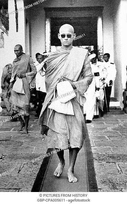 Thailand: King Rama IX, Bhumibol Adulyadej (5 December 1927 – ), 9th monarch of the Chakri Dynasty as a monk