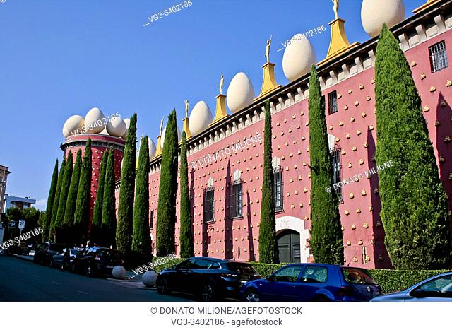 Figueres, L'Alt EmpordÃ , province of Girona, Catalonia, Spain. The Salvador Dalí Theatre-Museum (Teatre Museu Dalì). .