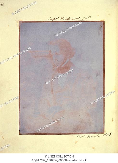Portrait of Captain Pickard; Capt. Henry Craigie Brewster (British, 1816 - 1905, active 1840s); about 1843; Salted paper print from a Calotype negative; 15