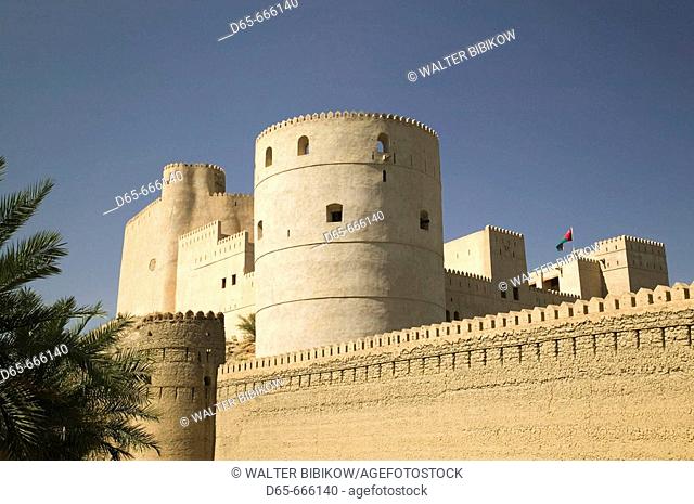 OMAN-The Batinah Plain-Rustaq: Rustaq, once Oman's Capital in the 17th century- Rustaq Fort / Exterior