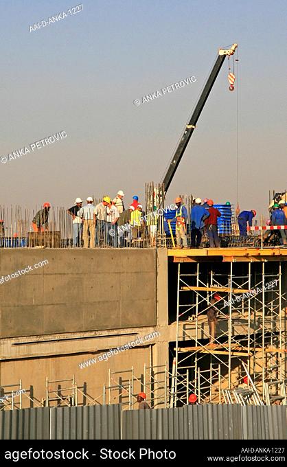 The villa mall when it began with construction during initial building/construction phase in 2009, Moreleta Park, Pretoria/Thswane, Gauteng, South Africa
