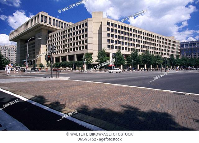 J. Edgar Hoover Building, FBI headquarters. Washington D.C. USA