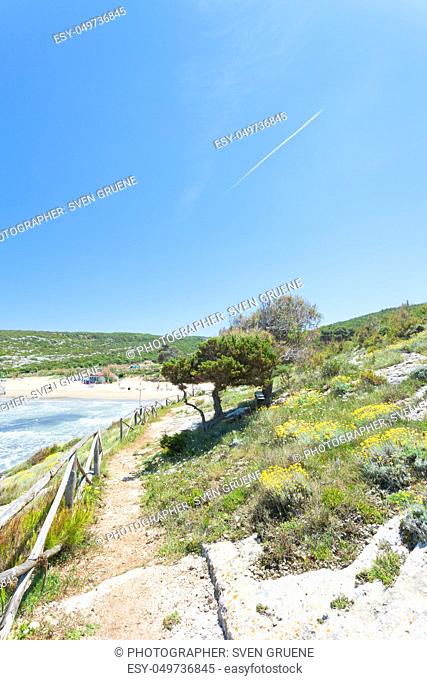 Lido Cala Lunga, Apulia, Italy - Beautiful landscape around the beach of Cala Lunga