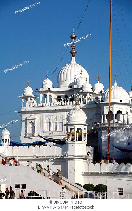 Anandpur Sahib Gurudwara at Anandpur sahib city in Rupnagar district ; Punjab ; India