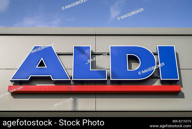 Aldi Nord, Logo, Spandau, Berlin, Germany, Europe