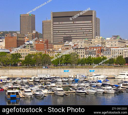 Canada, Montreal, Old Montreal, skyline, Old Port,