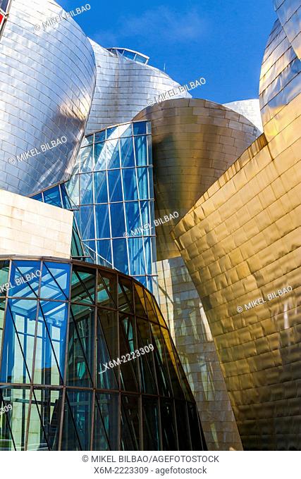 Guggenheim Museum. Bilbao, Biscay, Basque Country, Spain, Europe