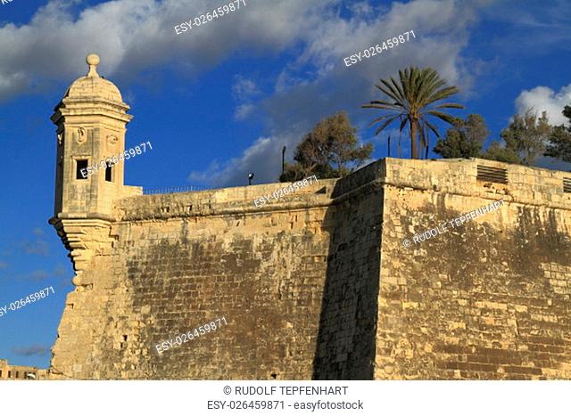 The Eye & Ear Vedette Watchtower in Senglea, Three Cities, Malta