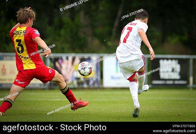 Standard's Brahim Ghalidi scores a goal during a friendly game bewteen Standard Liege and Dutch Go Ahead Eagles during a training camp of Belgian first league...