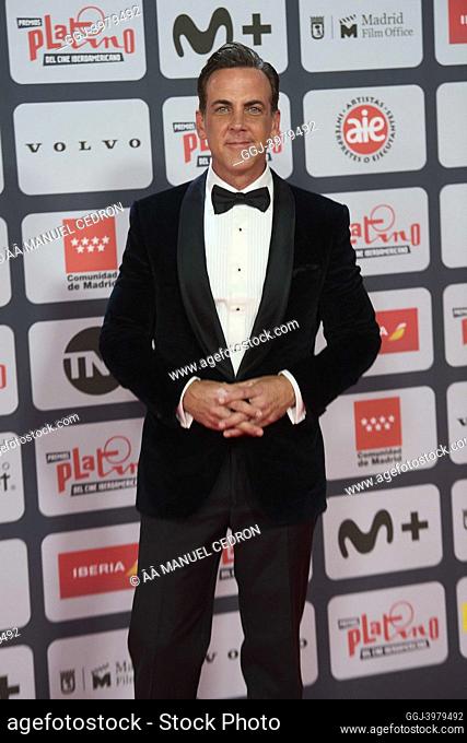 Carlos Ponce attends Platino Awards 2022 - Red Carpet at Palacio Municipal de Congresos on May 1, 2022 in Madrid, Spain