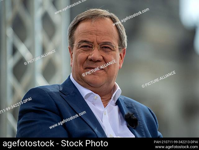 11 July 2021, Berlin: Armin Laschet, Minister President of North Rhine-Westphalia, Federal Chairman of the CDU and candidate for Chancellor