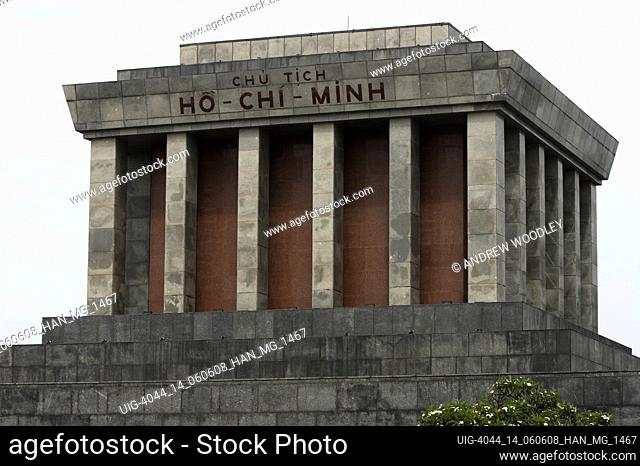 Ho Chi Minh mausoleum Hanoi Vietnam