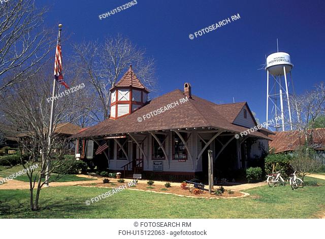 GA, Georgia, The Depot in Historic Andersonville