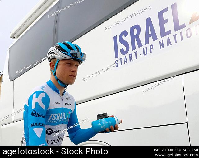 30 January 2020, Spain, Ses Salines: Cycling Mallorca Challenge, 1st stage of Trofeo Ses Salines - Felanitx. Mads Würtz Schmidt from Denmark from Team Israel...