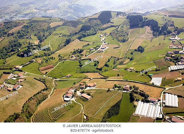 San Prudentzio and Askizu, Getaria, Guipuzcoa, Basque Country, Spain