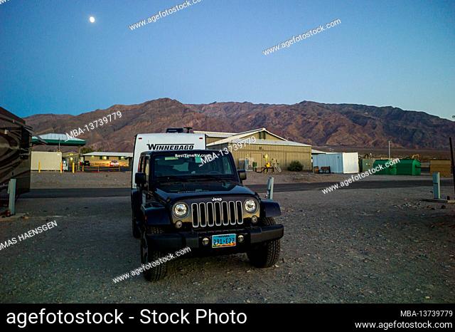Leisure time in Stovepipe wells in Death Valley National Park, California, USA