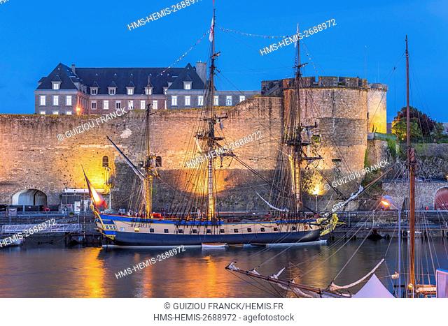 France, Finistere, Brest, Brest 2016 International Maritime Festival, large gathering of traditional boats from around the world, every four years for a week
