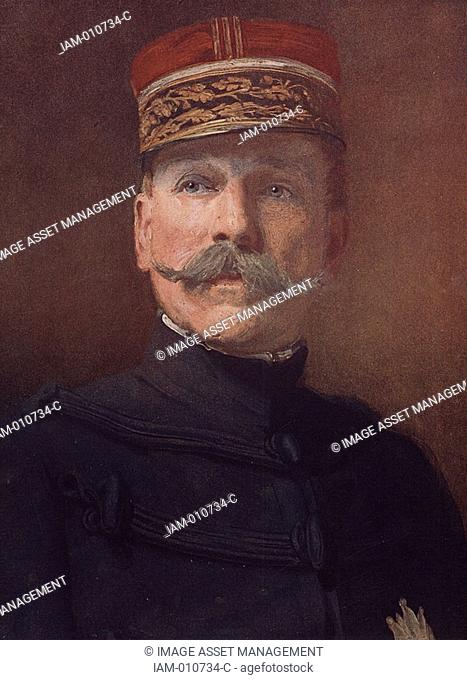 General Auguste Dubail 1851-1934 French Army officer  During the First World War, after the French failure at Verdun in 1916