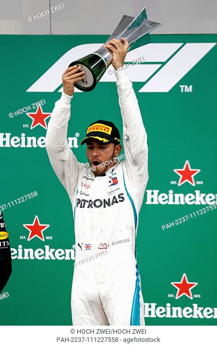 Motorsports: FIA Formula One World Championship 2018, Grand Prix of Brazil World Championship;2018;Grand Prix;Brazil , #44 Lewis Hamilton (GBR