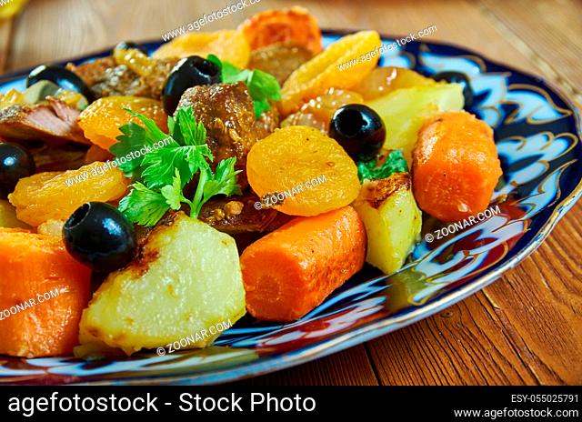 Moroccan Pot Roastt - flavors of North Africa cook with beef or lamb