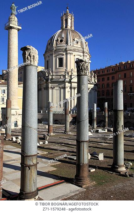 Italy, Lazio, Rome, Imperial Forums, Trajan's Forum
