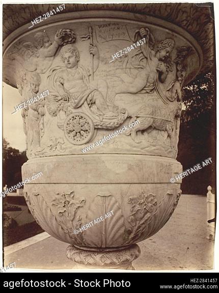 Versailles, Vase, 1903/04. Creator: Eugene Atget