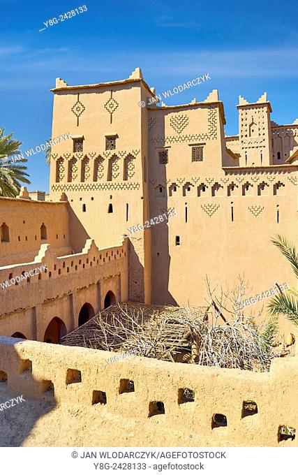 Kasbah Amahidil in Skoura oasis, Ouarzazate district. Morocco