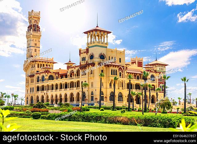 Wonderful Montaza Palace, famous place of visit, Alexandria, Egypt