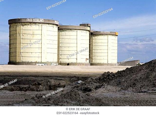 Sewage treatment silos