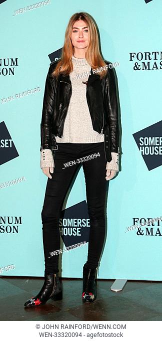 The Skate at Somerset House with Fortnum & Mason Launch Party held at the Somerset House - Arrivals Featuring: Eve Delf Where: London