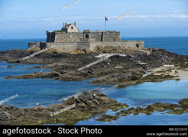 Fort National, St Malo, Brittany, France, Europe