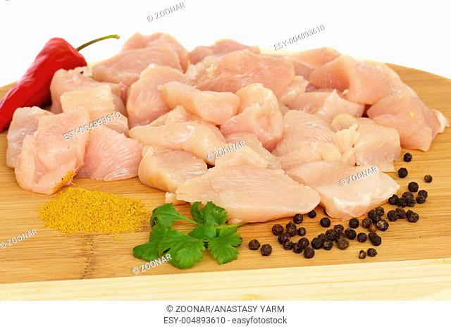 raw chicken meat