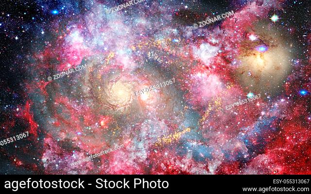 Dreamscape galaxy. Elements of this image furnished by NASA
