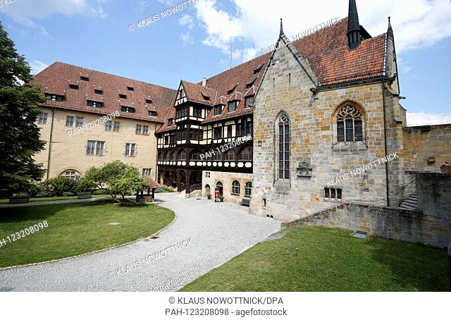 The Veste Coburg with partial view of the Princely House. The Veste Coburg, also known as the ""Frankish Crown"", rises high above the city with its huge walls...