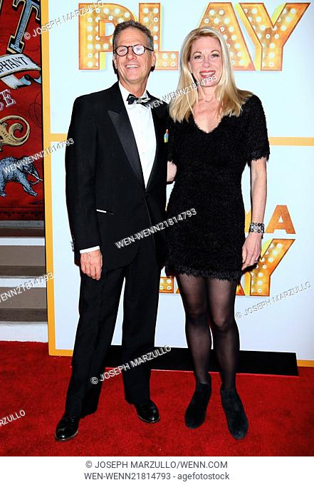 Opening night of It's Only A Play at the Schoenfeld Theatre - Arrivals. Featuring: Martin Moran, Marin Mazzie Where: New York, New York