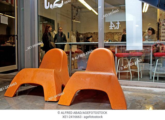 Chairs, BAU Design College of Barcelona, Barcelona, Catalonia, Spain