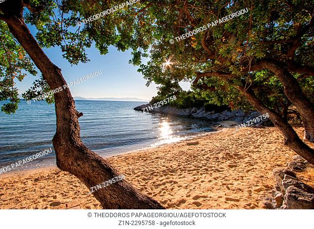 Tserfou beach. Arcadia, Peloponnese, Greece