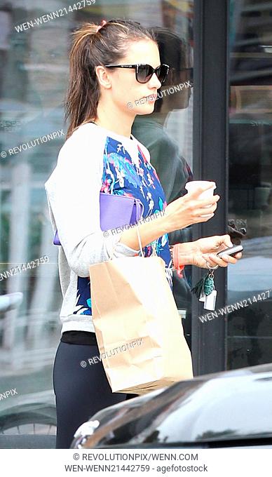 Alessandra Ambrosio stops at GTA on Abbot Kinney for a coffee Featuring: Alessandra Ambrosio Where: Los Angeles, California