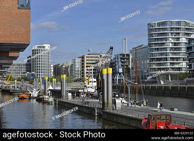 New buildings, Sandtorhafen, Hafencity, Hamburg, Germany, Europe