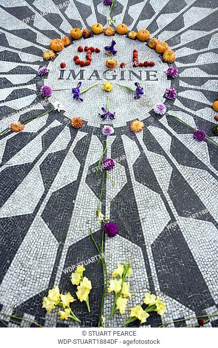Imagine, Strawberry Fields, Central Park, New York, USA