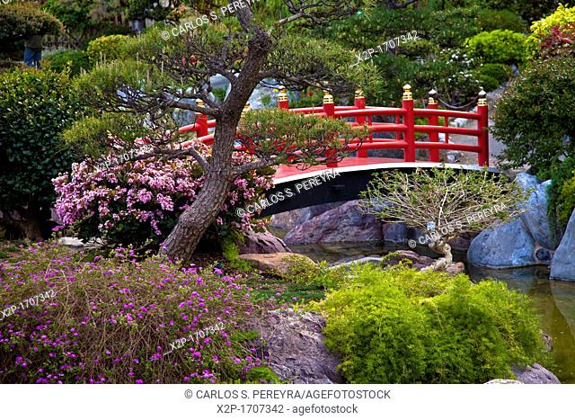 Japanese Gardens in Larvotto, Principality of Monaco, Europe