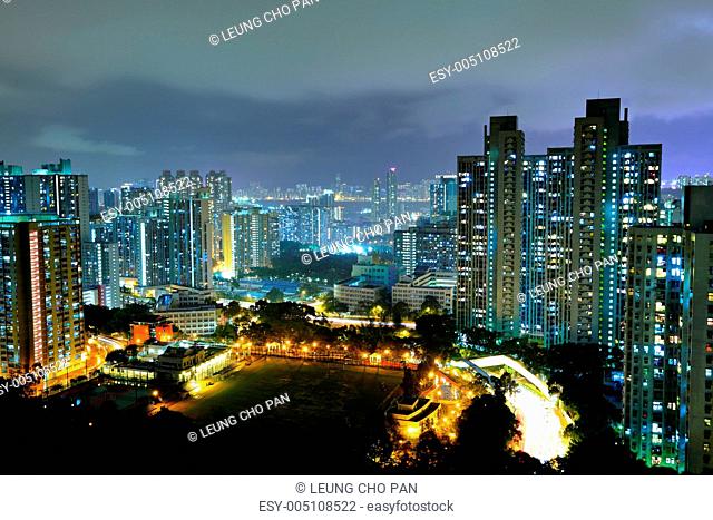 night in Hong Kong