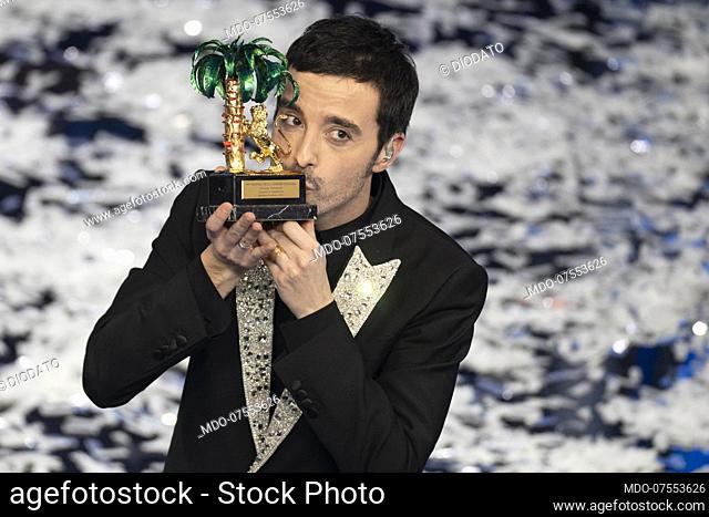 Diodato at the final evening of the 70 Sanremo Music Festival. Sanremo (Italy), February 8th, 2020