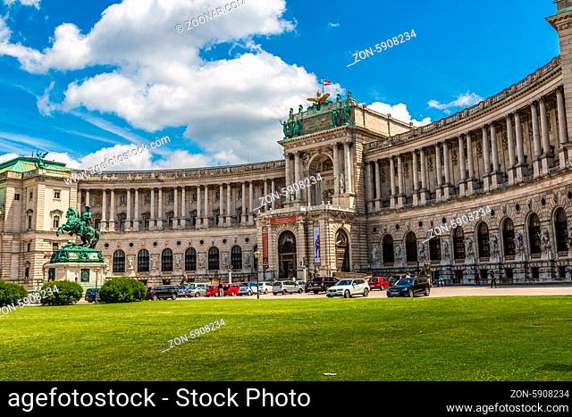 Vienna - JULY 22: Hofburg Palace is has housed some of the most powerful people in European and Austrian history, including the Habsburg dynasty