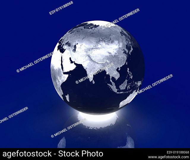 Glowing Globe - Asia