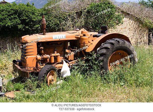 Abandoned Fiat tractor