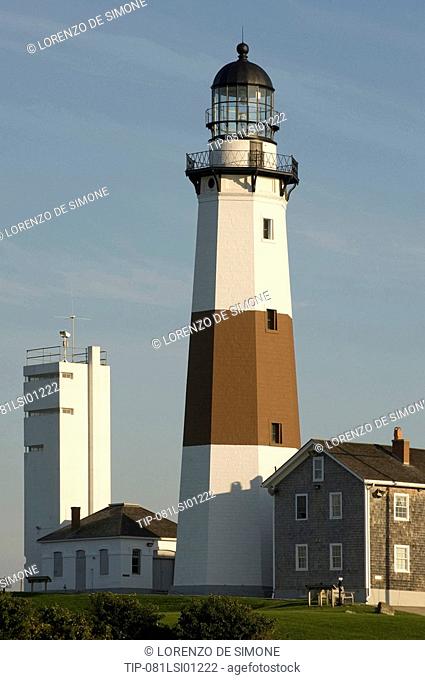 Usa, NY, Long Island, Montauk Point lighthouse